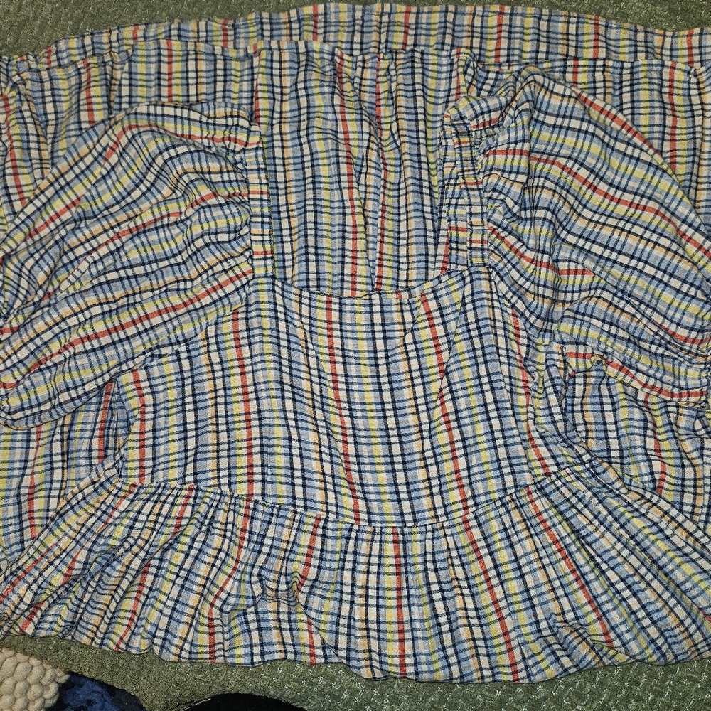 Old Navy Colorful Plaid Dress